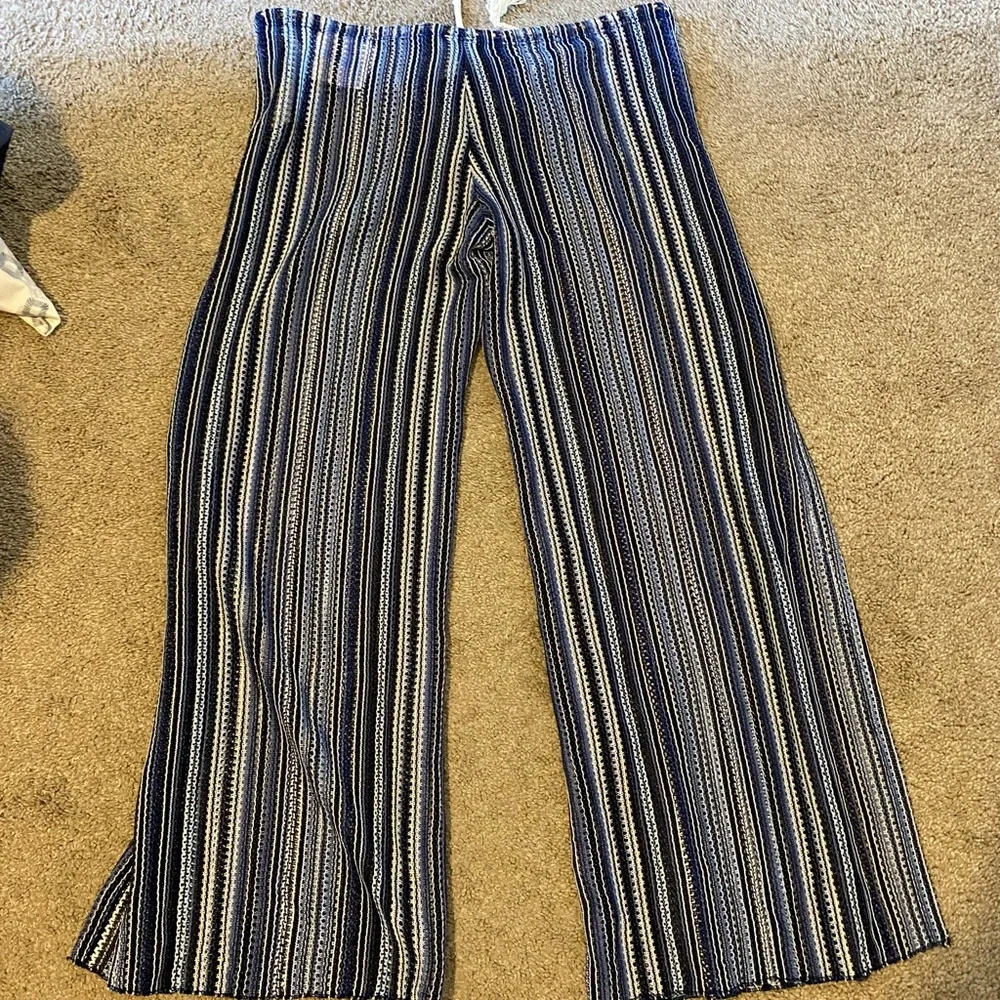 BECCA Striped Swim Coverup Pants - Picture 2 of 3